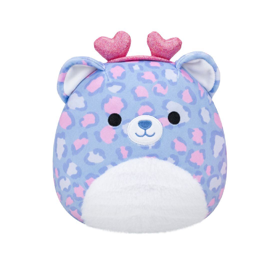 SQUISHMALLOWS Fialový leopard - Noam
