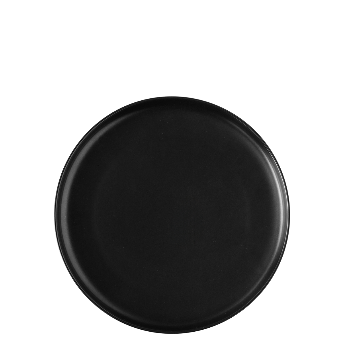 Dezertný tanier Coupe čierny 20 cm – Flow