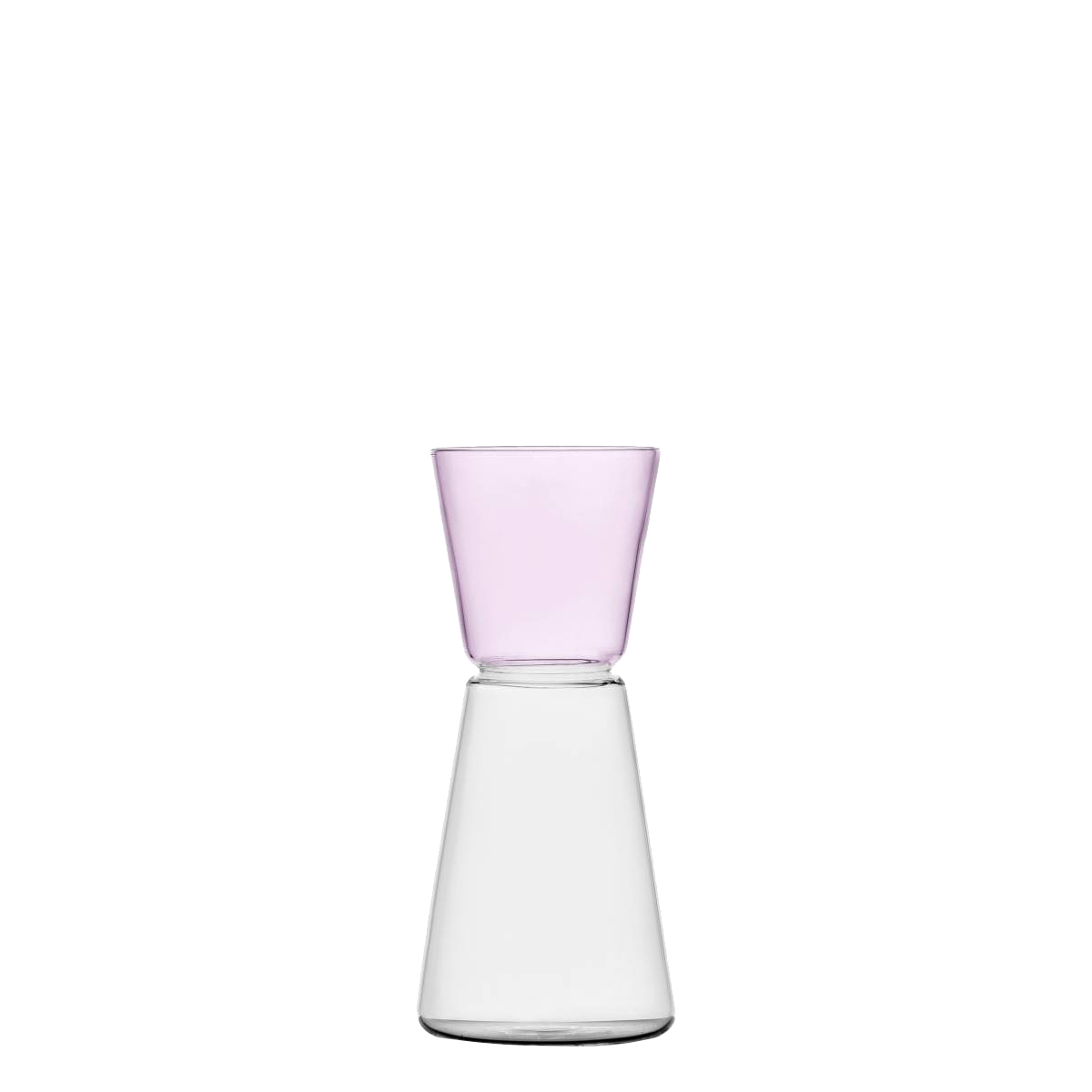Karafa ružová/priesvitná 500 ml