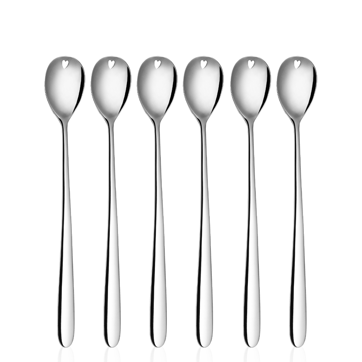 Latte lyžičky so srdiečkom 6 ks set - Love Cutlery