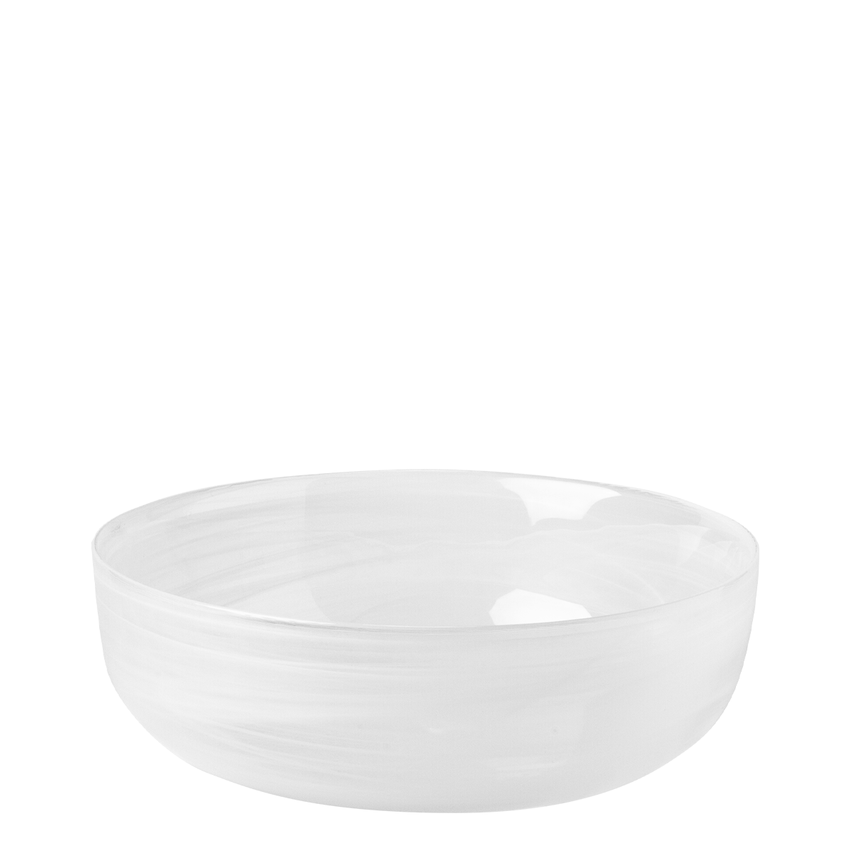 Miska biela 21 cm – Elements Glass