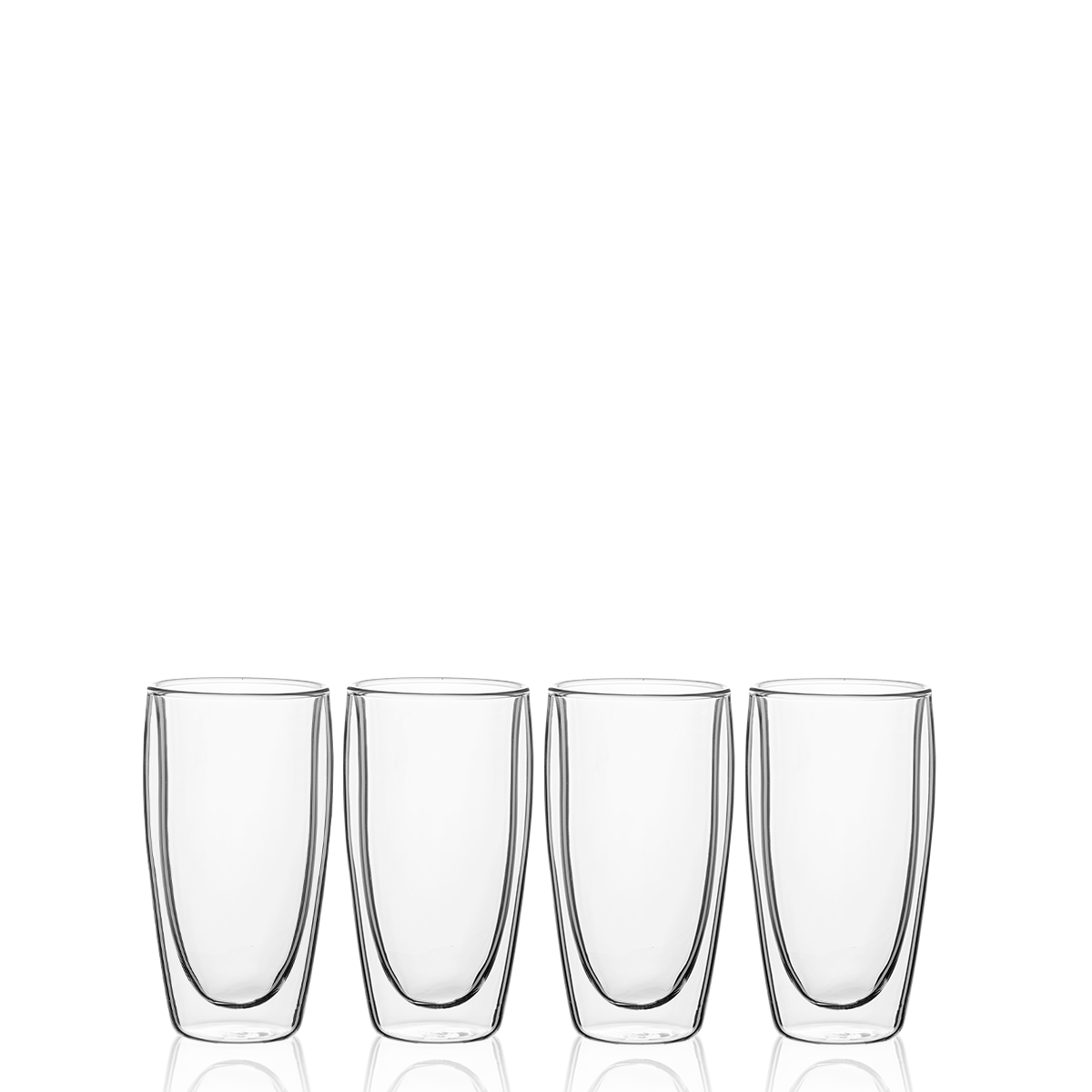 Pohár BASIC Glas Double Wall 330 ml - set 4 ks