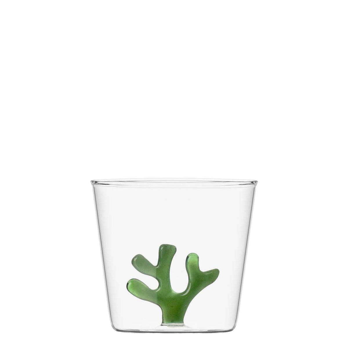 Pohár so zeleným korálom 350 ml