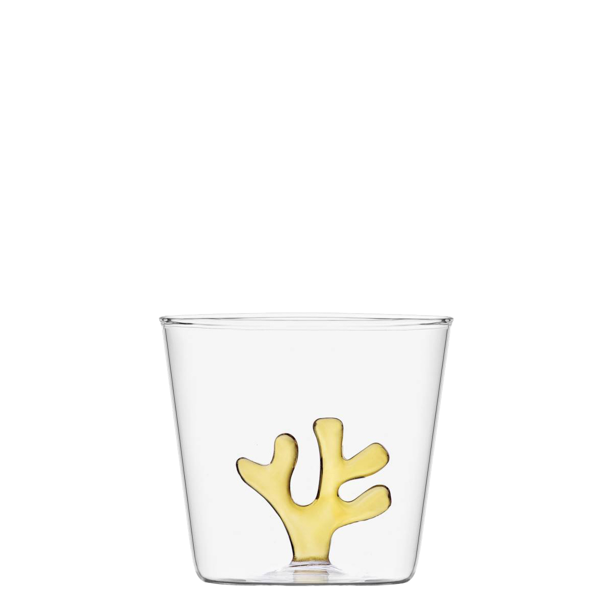 Pohár so žltým korálom 350 ml