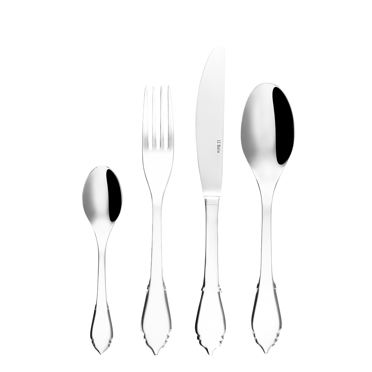 Príborový set 24 ks dezertný – 7th Generation Duke postriebrený