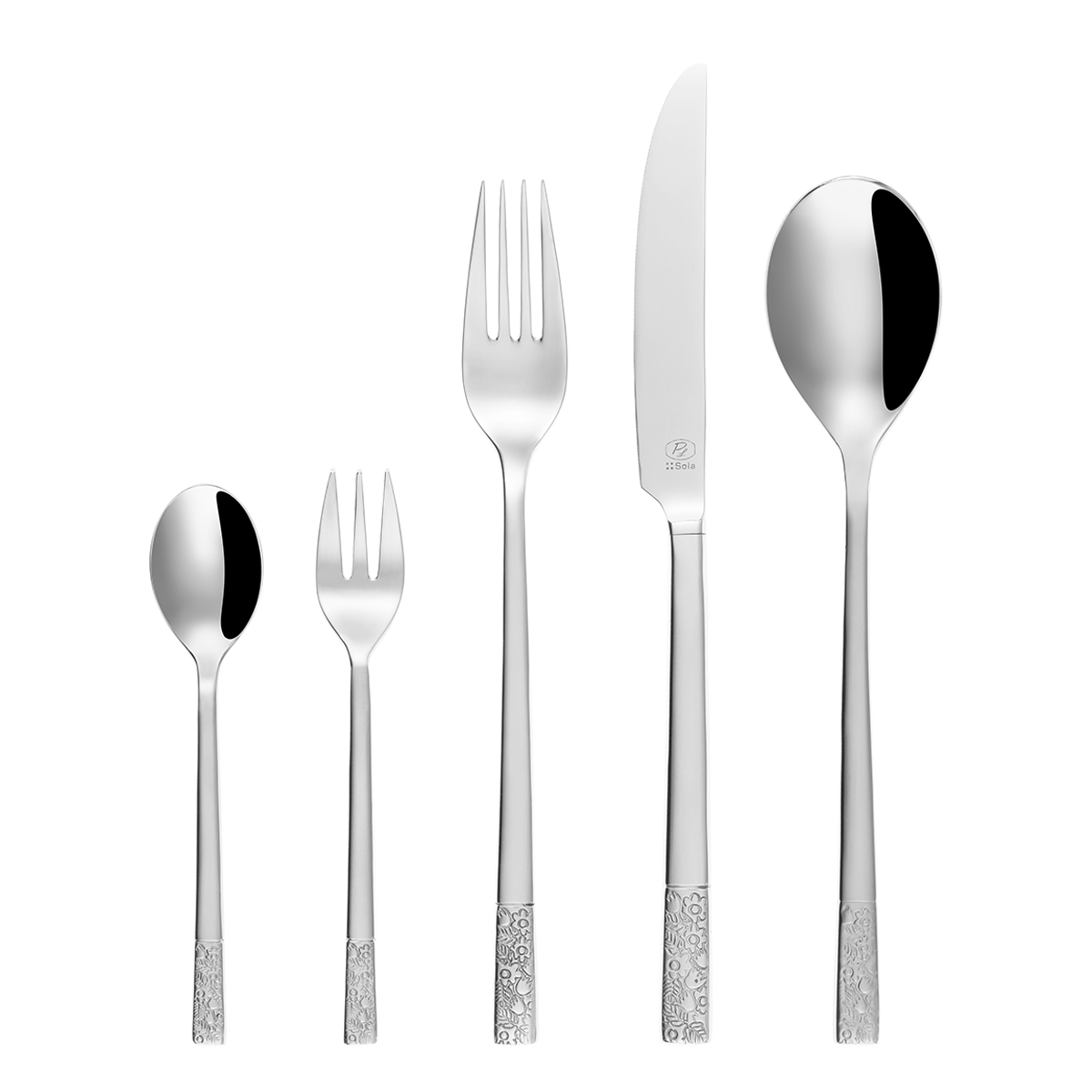 Príborový set 5 ks - Fiori Platinum Line
