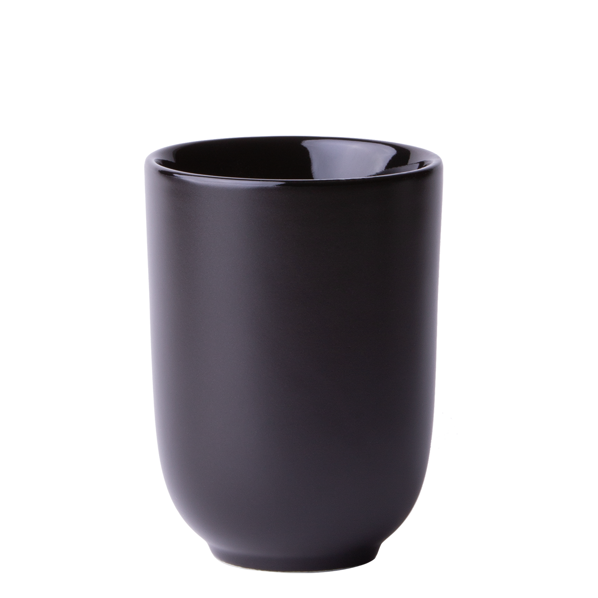 Šálka bez uška čierna 300 ml - Flow