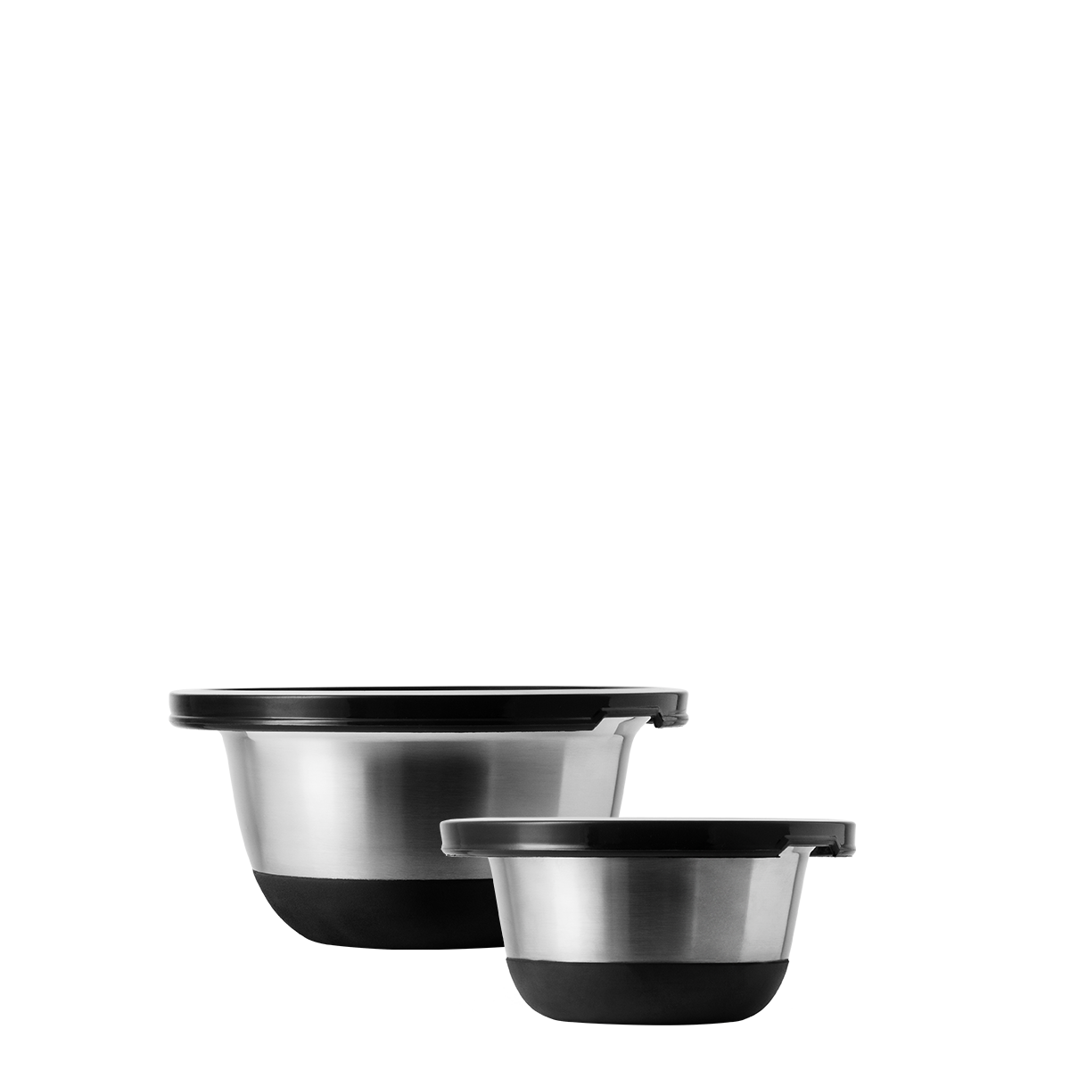 Set miešacích misiek s vekom 4 ks – Basic Kitchen