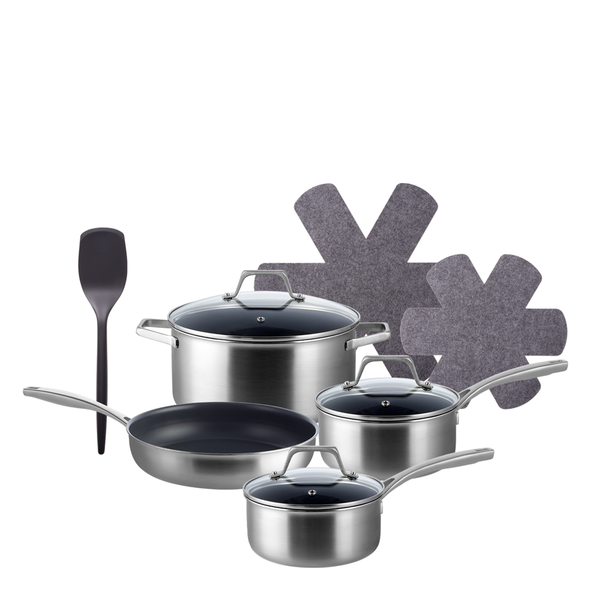 Štartovací set hrncov a panvíc 10 ks - Sirius Terra Multi-layer Lunasol