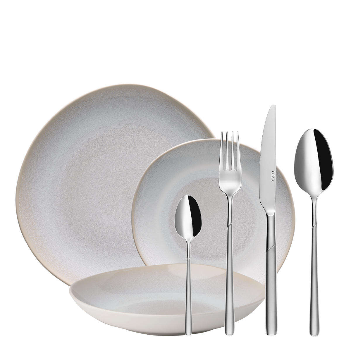 Štartovací set riadu 36 ks – Elements North Organic