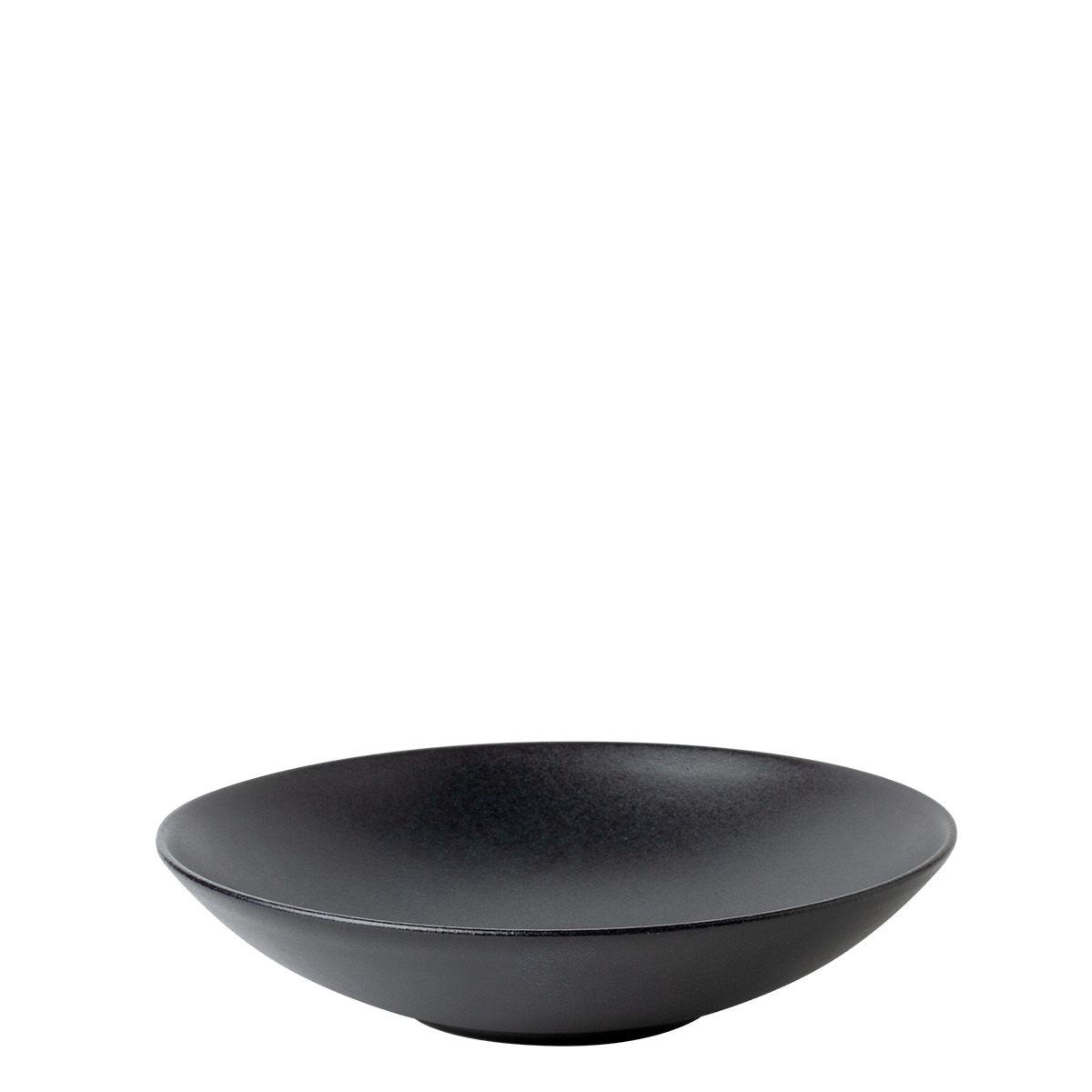 Tanier hlboký 21,5 cm 4 ks — Basic čierny matný