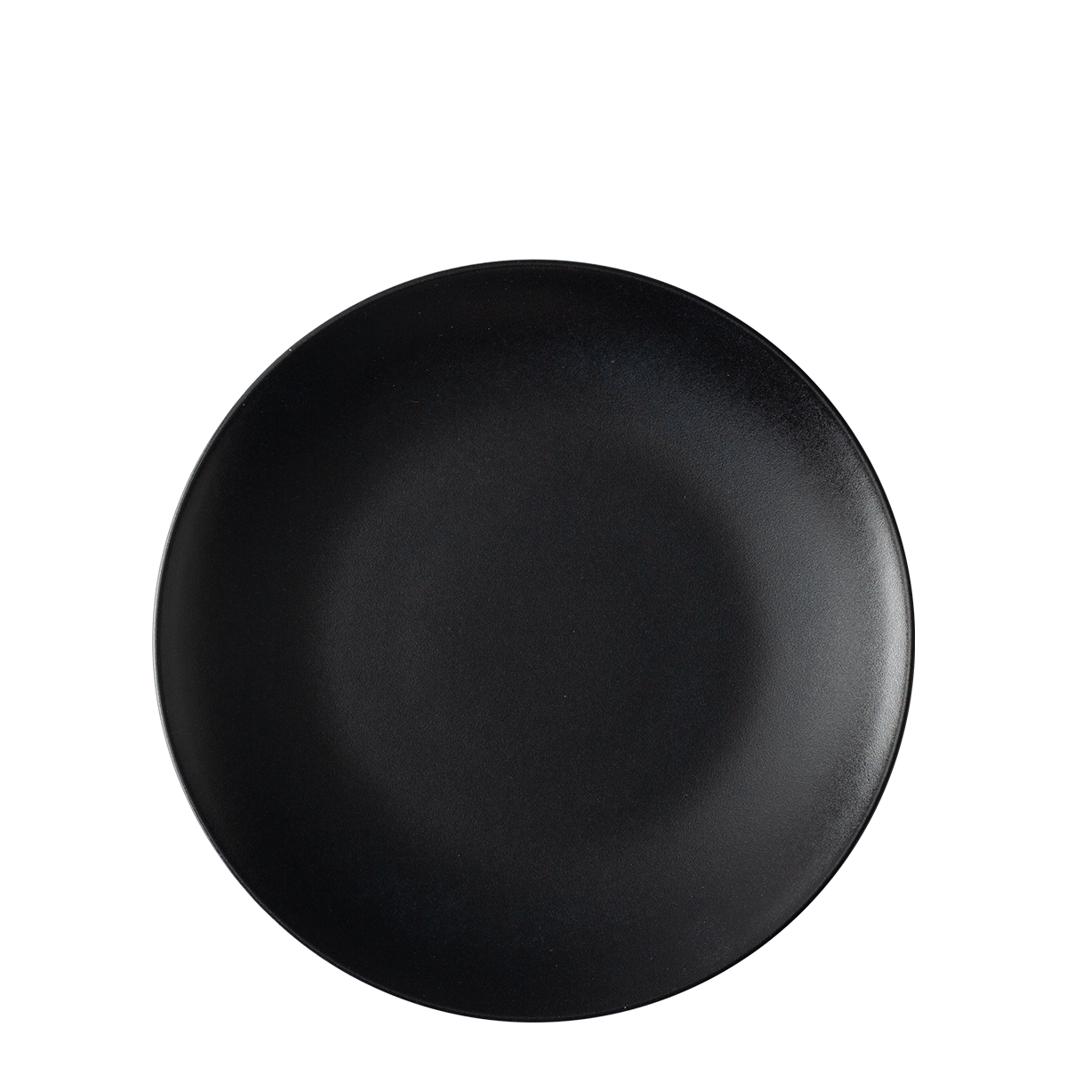 Tanier plytký 20,5 cm 4 ks — Basic čierny matný