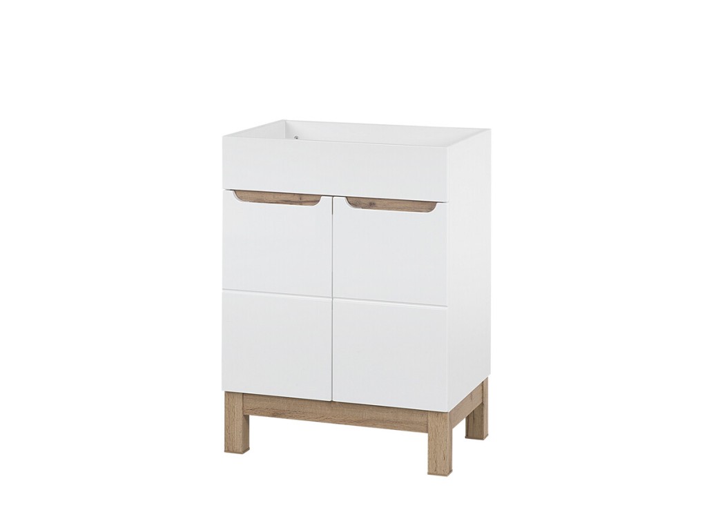 COMAD - Skrinka pod umývadlo 60cm 2 dvierka BALI biela 5907611647462