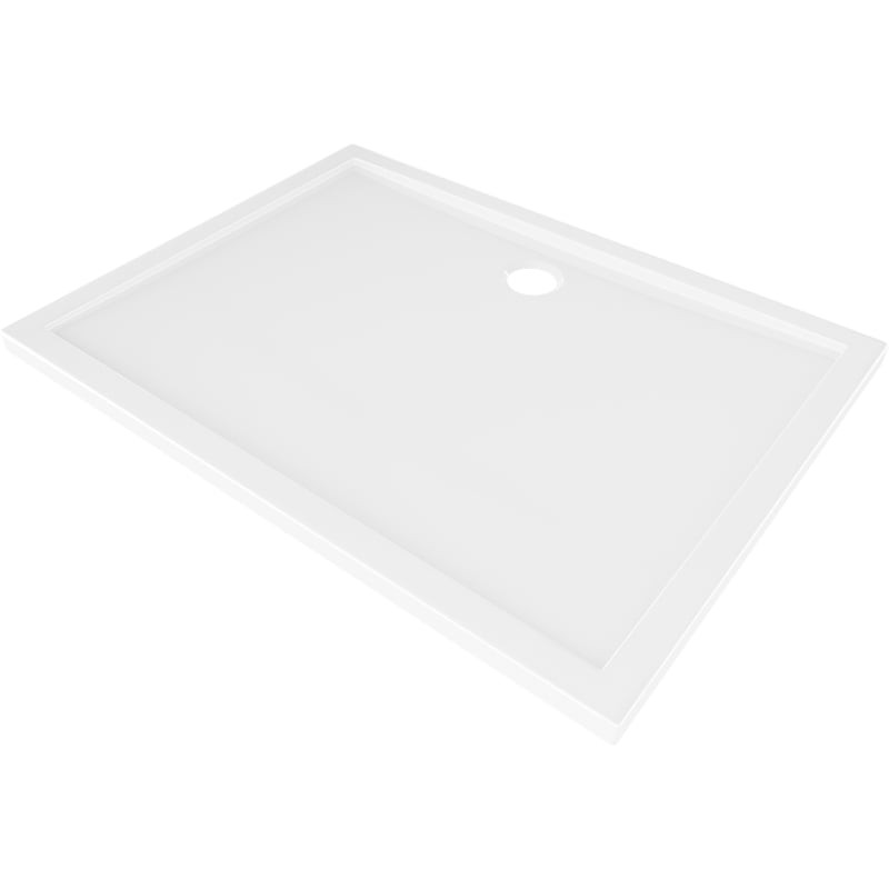 MEXEN - Flow sprchová vanička obdĺžniková slim 85 x 90, biela lesk 46R108590