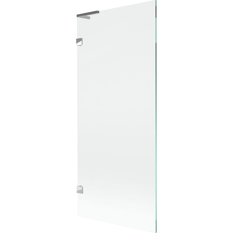 MEXEN/S - Lunar L vaňová zástena FIX 80 x 150, transparent, chróm 897L-080-000-01-00