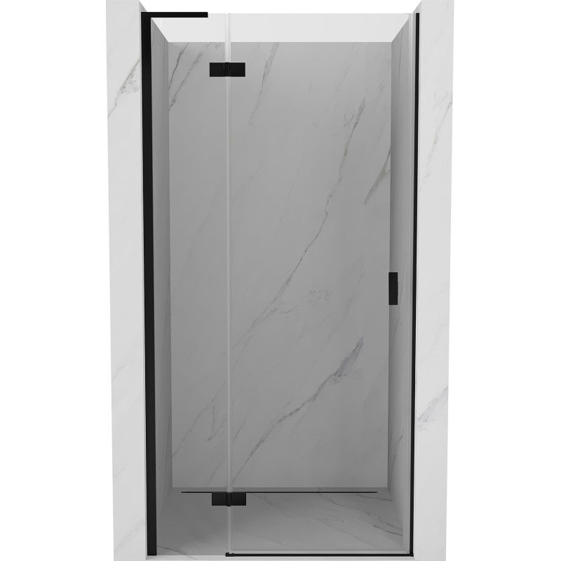 MEXEN/S - Mist-H L sprchové dvere krídlové ľavé 120, transparent, čierna 8A5L-120-000-70-00-L