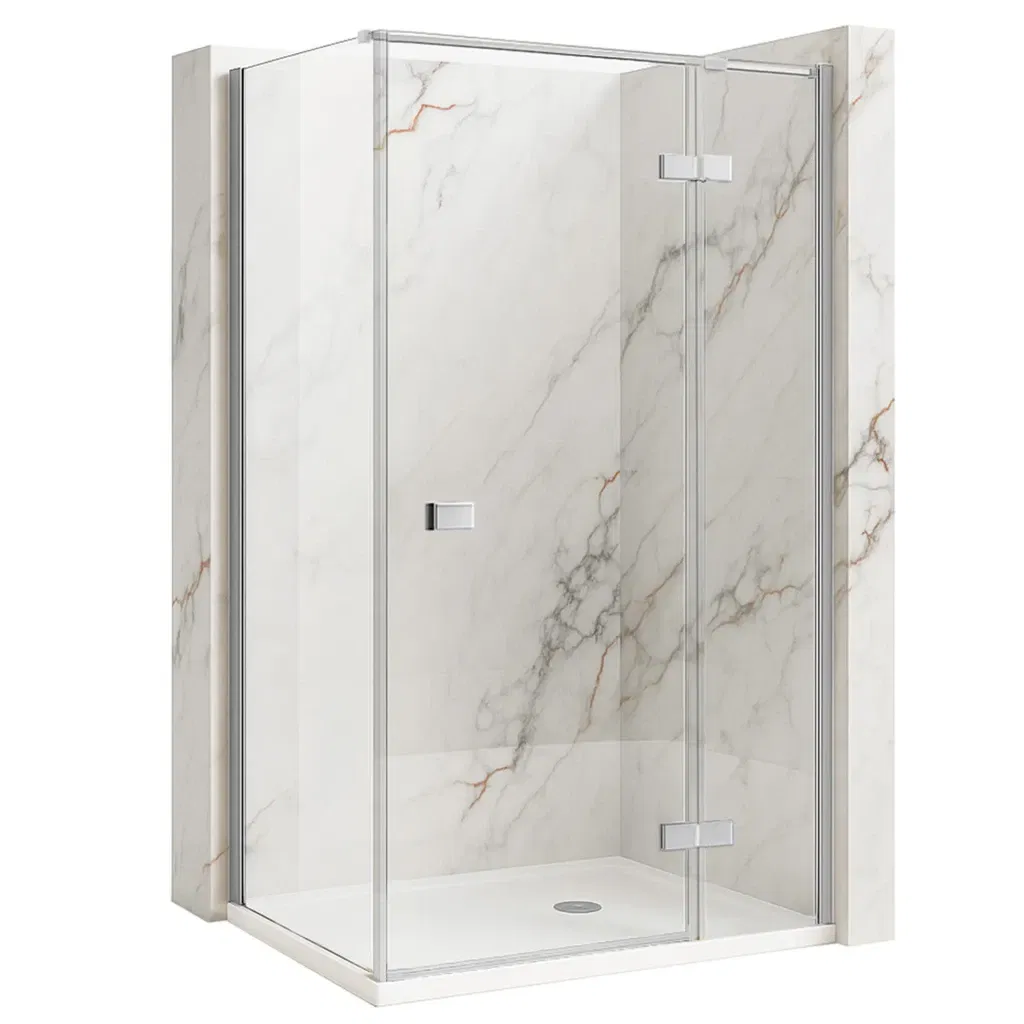 REA/S - Sprchovací kút Atlas 80x80 Chrome vpravo KPL-K4363