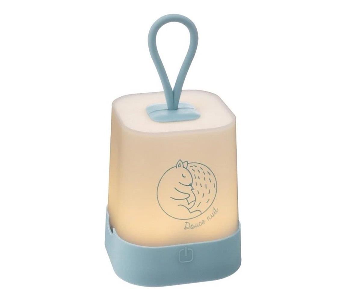 Atmosphera - dotykové LED detské nabíjateľné nočné svetlo RABBIT LED/3,7V 1200mAh modrá 8590828020066