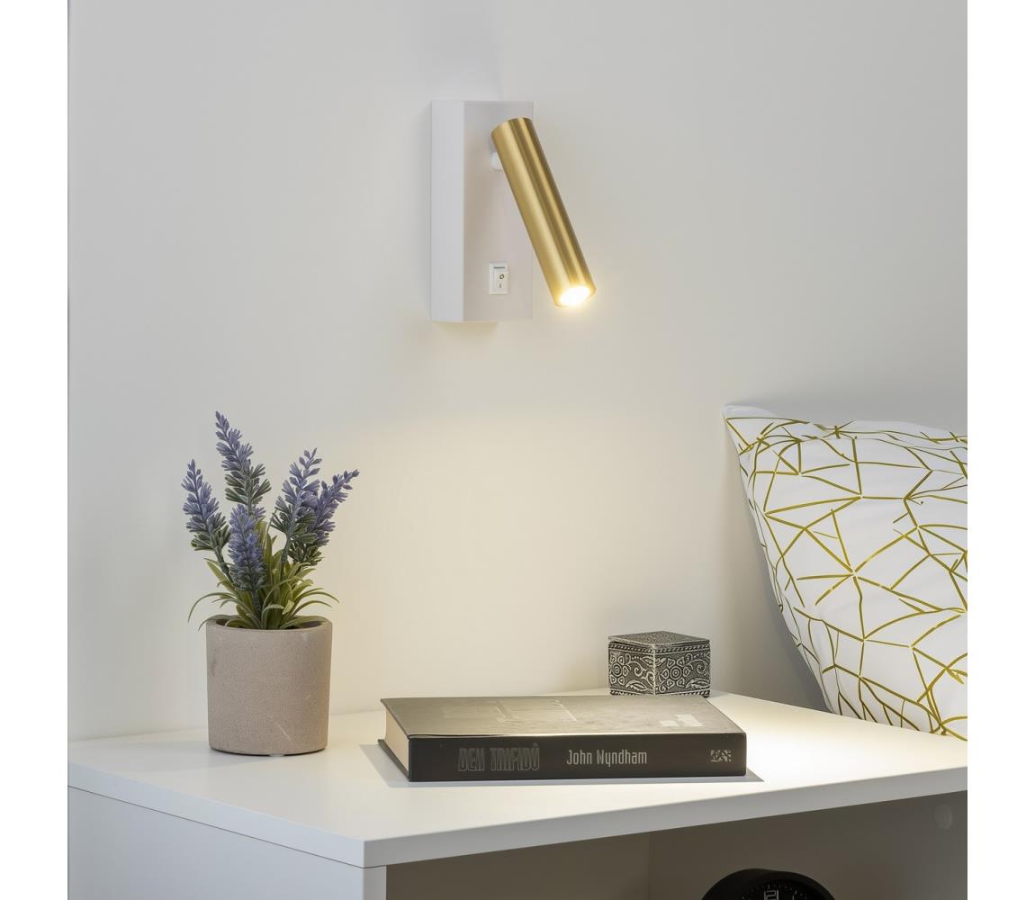 Brilagi - LED Nástenné bodové svietidlo MAYA LED/3W/230V 4000K biela/zlatá BRI091