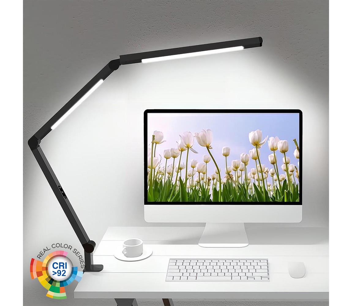 Brilagi - LED Stmievateľná dotyková stolná lampa VARIO LED/12W/230V 3000-6500K čierna