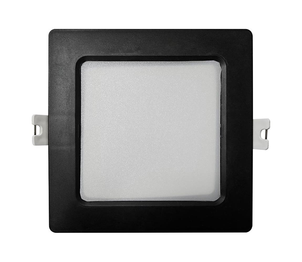 LED Podhľadové svietidlo SQUARE LED/6W/230V 4000K 12x12 cm čierna 008 0001210