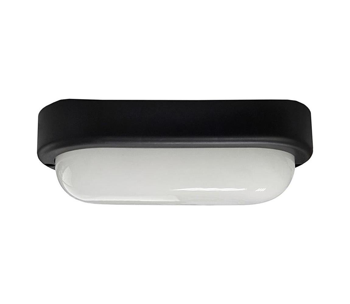 LED Vonkajšie stropné svietidlo LED/15W/230V 4200K 20x9,8 cm IP64 čierna 008 0001231
