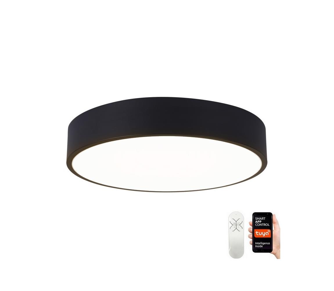 NEO 07201L-LED Stmievateľné stropné svietidlo RONDATE 28W/230V čierna Tuya+DO 07201L
