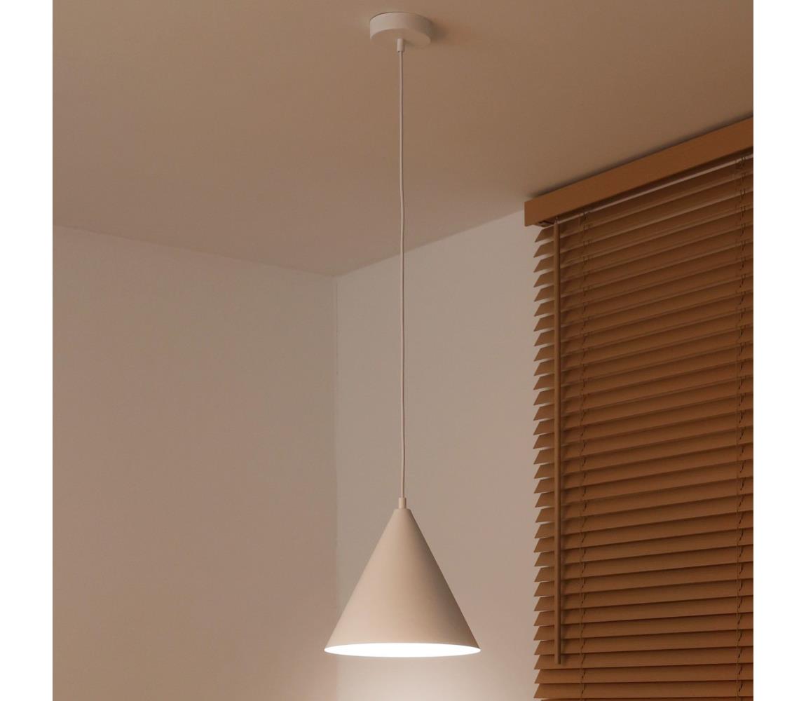 - Závesný luster na lanku IRONLINE 1xG9/3W/230V, pr. 25 cm, biela 70606